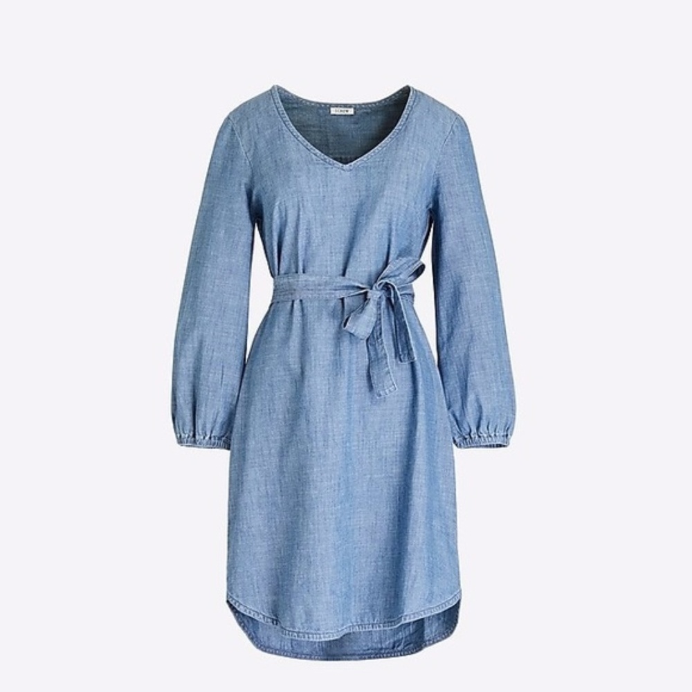 J Crew Factory Chambray Dress - size S